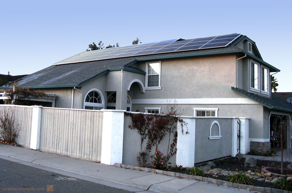 7 KW Home Composition Roof Solar System - Roseville, CA