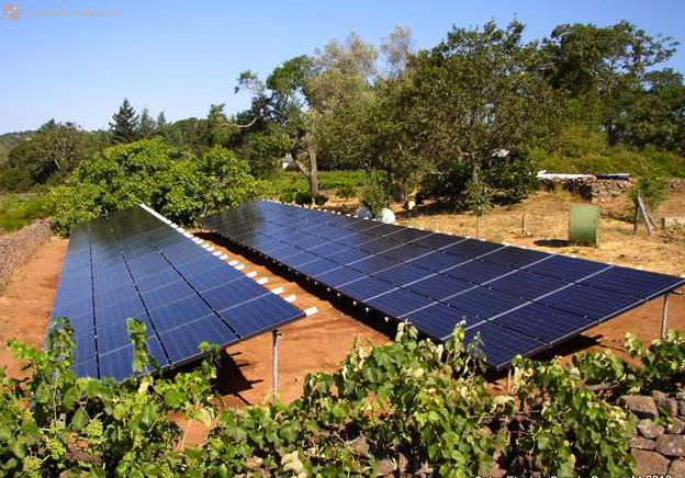 30 KW Residential GroundTrac Solar System, Simi Valley, CA