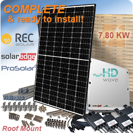 7.8KW REC N-PEAK REC325NP批发太阳系