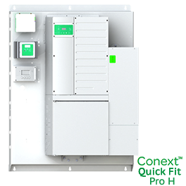 Conext快速安装XW Pro H太阳能家用电池备份