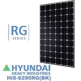 现代HIS-S290RG（BK）290瓦的太阳能电池模块