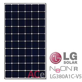 LG NeON R ACe LG380A1C-V5 380W AC Solar Panel