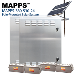 400W 24VDC 530Ahr极装电池外壳