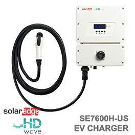 SolarEdge HD Wave SE7600H-US逆变器W / EV充电器