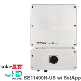 Solaredge SE11400H-US逆变器W / SetApp