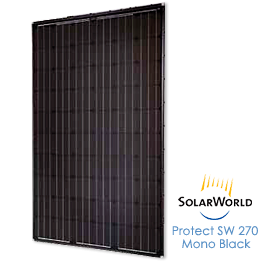 太阳世界太阳模块Protect SW 270 Mono Black Solar Panel