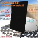 10.89KW CS1H-330MS-Black Solardege / Canadian Solar系统