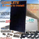 12.4 KW Mission Solar MSE310SQ8T Mono Perc太阳能电池板系统