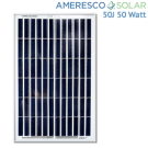 Ameresco 50J 50W Class 1 Division 2 Solar Panel