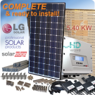 DIY 5.4 KW LG300S1C-A5 Solar Panel System