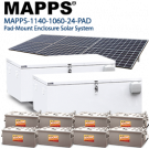 1200w 24VDC 1060ahr平板式外壳，太阳能系统