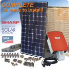 Sharp solar system discount with sunny boy inverter
