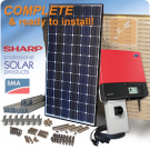 Sharp ND-Q250F7 Solar System Sunny Boy 5000TL