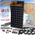 Wholesale 7.7kW LG NeON R LG350Q1CA5 Solar Panel System