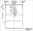 Kyocera KD235GX-LB Dimensions  - Rear