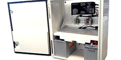 remote solar system battery enclosure