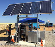 remote utility gel cell battery powered solar system