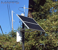 lithium battery meter reader solar system