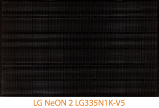 住宅LG霓虹灯2黑色太阳能电池板